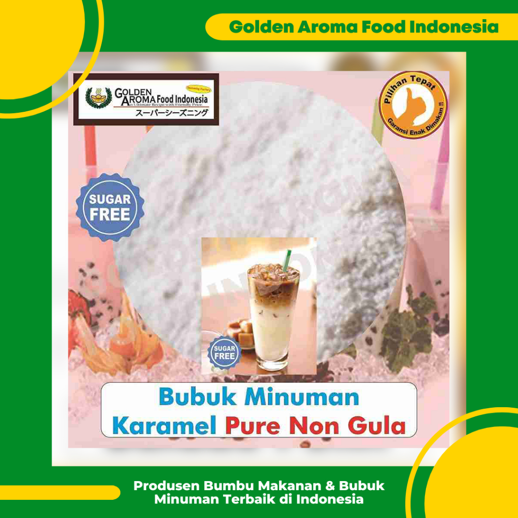 

Bubuk Minuman Karamel Pure Non Gula 1 Kg Caramel Drinking Powder No Sugar Non Gula Enak Murah GAFI