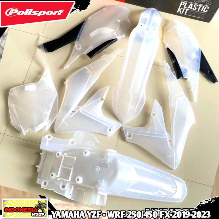 YAMAHA YZ - YZF WRF 250 450 FX 2018 2019 2020 2021 2022 2023 2024 - POLISPORT COMPLETE PLASTIK KIT -