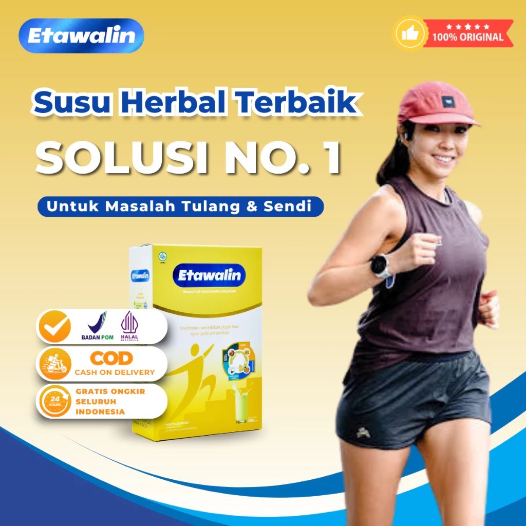 

TERMURAH 1 BOX - Etawalin - Membantu Mengatasi Asam Urat, Rematik dan Nyeri Sendi 100% Original
