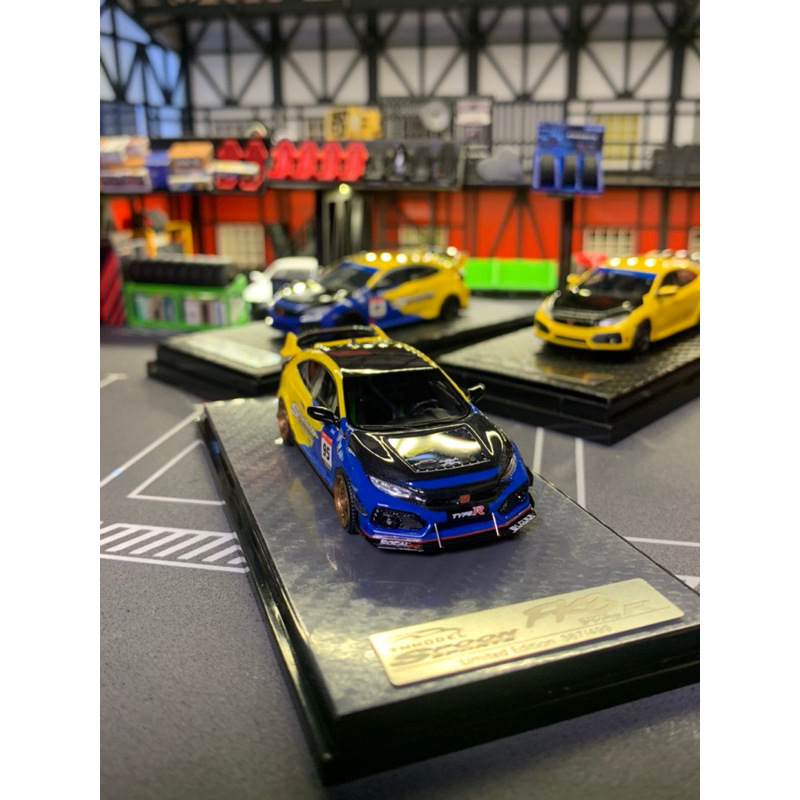 YM model fk8 spoon liver carbon version diecast 1/64