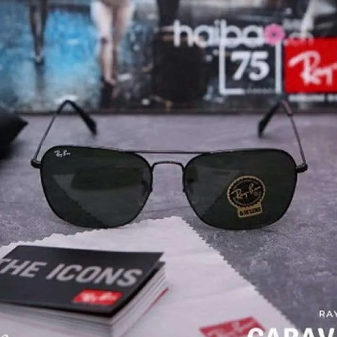 Kacamata Original Rayban CARAVAN RB3136 Black