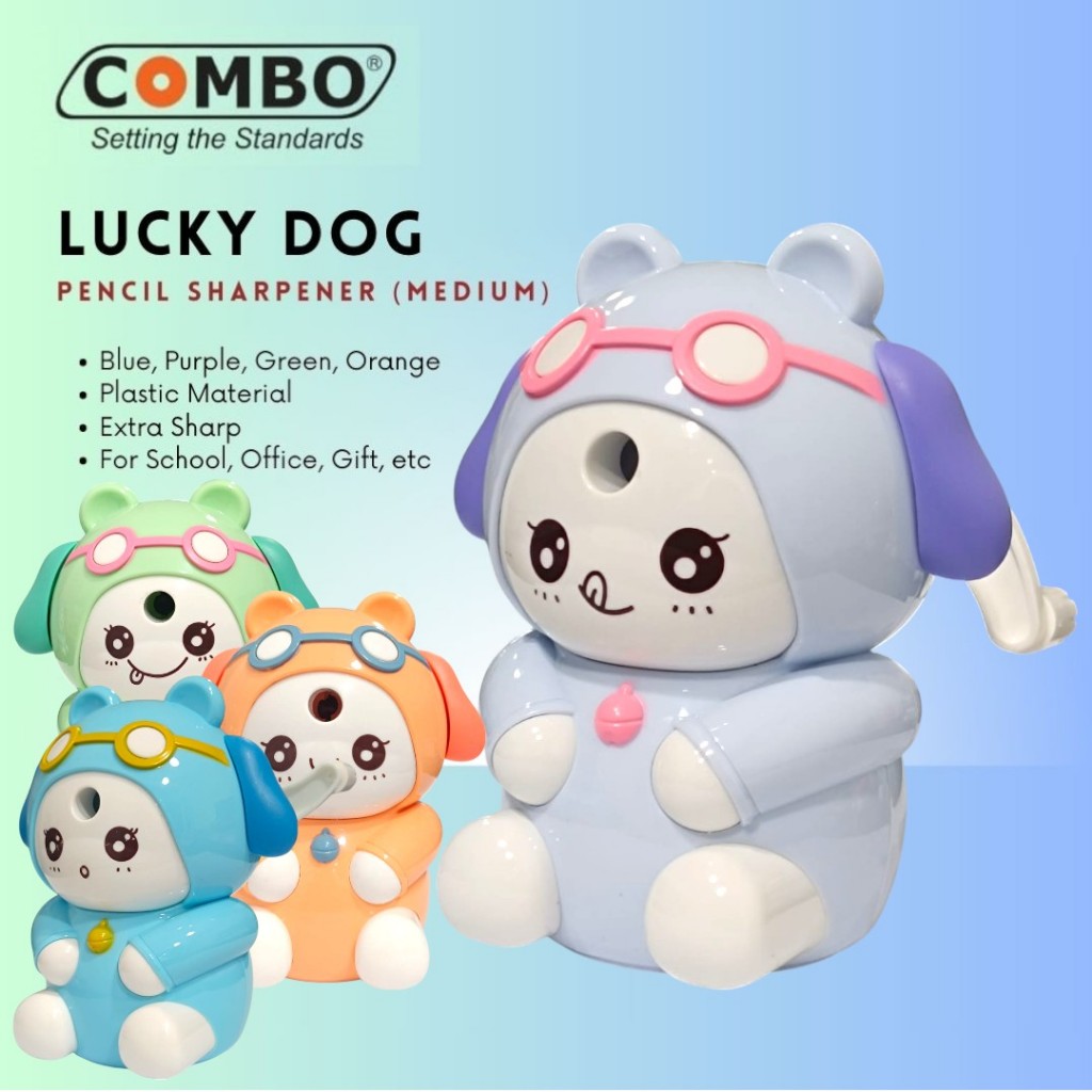 

Serutan Pensil Putar / Rautan Meja Lucu / Auto Pencil Sharpener SH-716 / Serutan Pensil Lucky Dog / Table Mechanical Sharpener