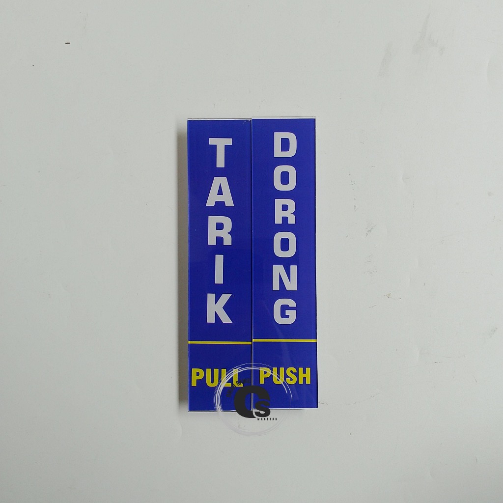 

Akrilik - Tarik Dorong 2 - Pull Push - Akrilik Pintu