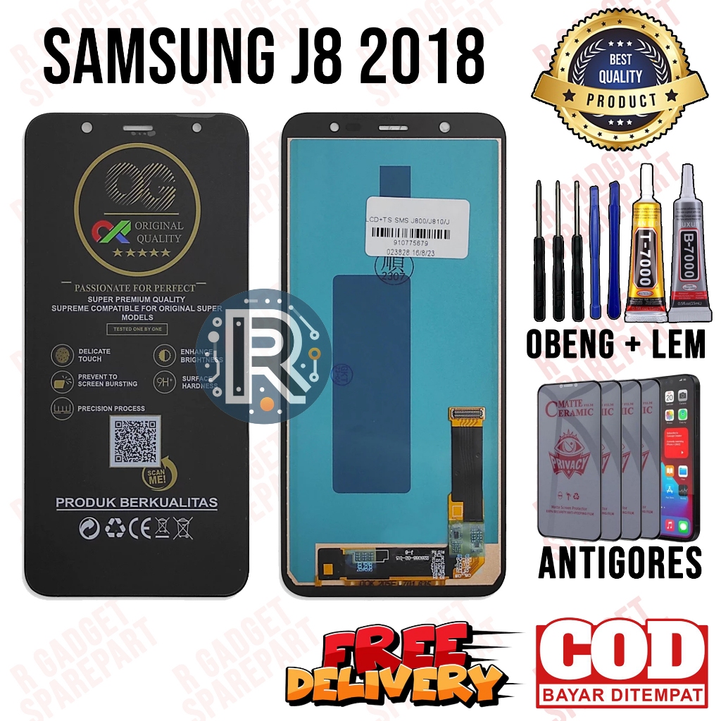 Lcd SAMSUNG J8 2018 Original Oem Fullset Lcd Touchscreen