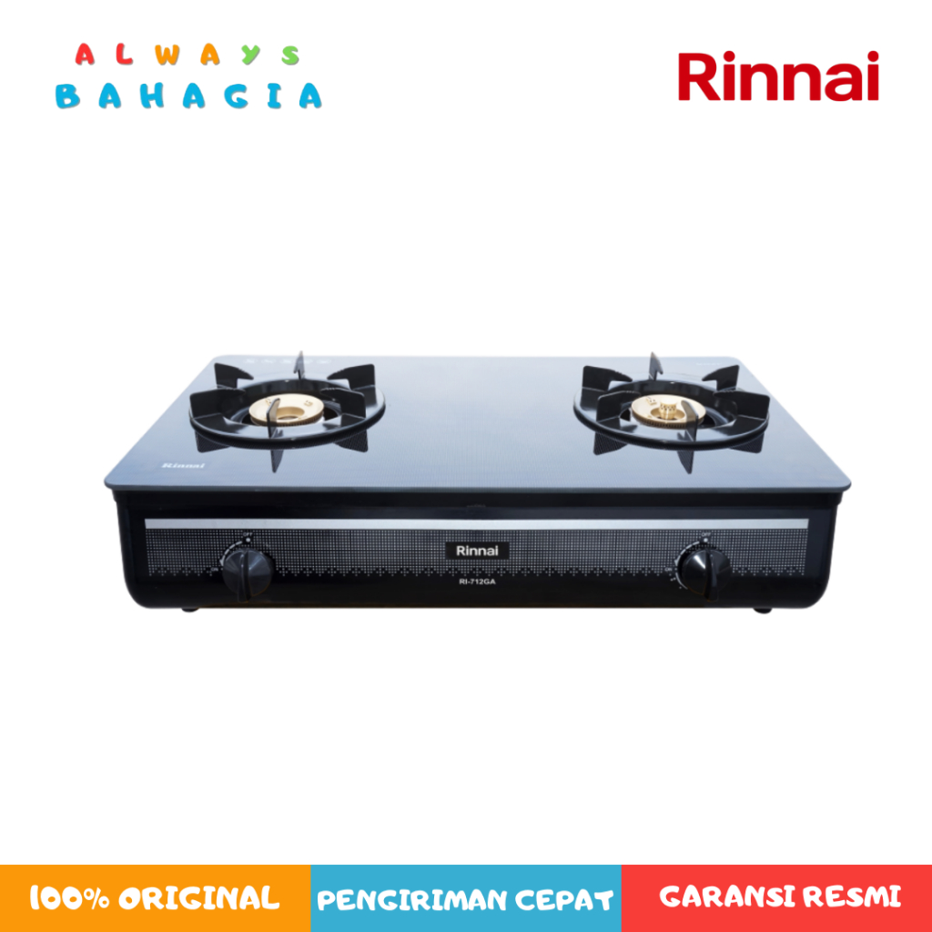 Kompor Gas Rinnai RI 712GA(B) RI 712 GA