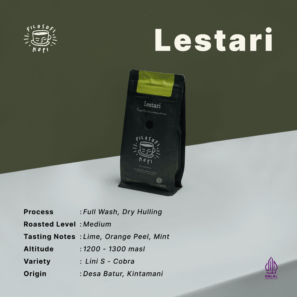 

Filosofi Kopi Beans - Lestari Beans 120 gr