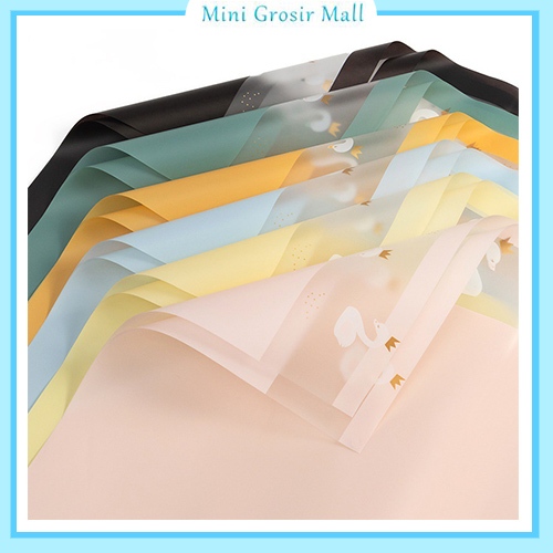 

Kertas Bunga Cellophane Transparan Line Color Bening Angsa Flower Wrapping Paper KB6032