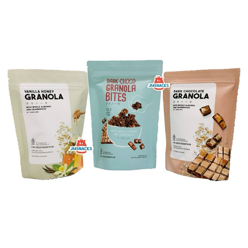 

p4yu [PROMO!!] Healthy Granola by Kukki 200gr - cemilan sehat diet nikmat