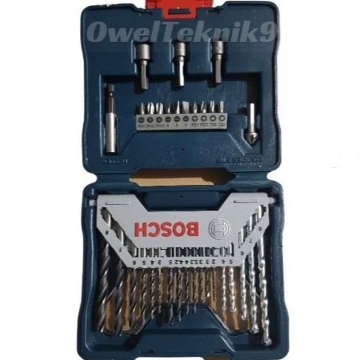 BOSCH X-LINE X33/Mata Bor Set BOSCH 33PCS/Mata Bor dan Mata Obeng Set BOSCH ASLI ORIGINAL