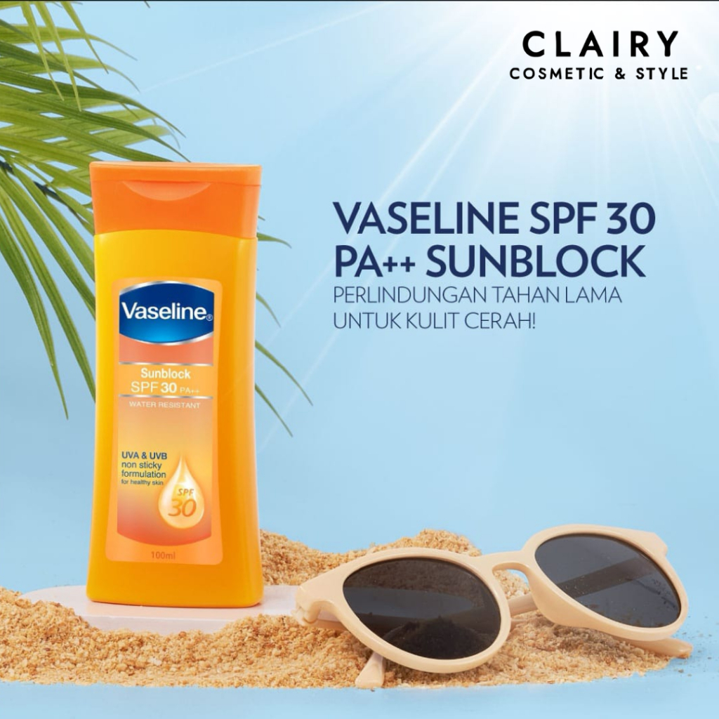 -CLAIRY- Vaseline Sunblock SPF 30 PA +++