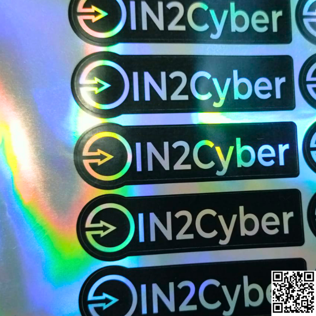 

mh Quantac Sticker Vinyl Hologram A3+ Stiker Silver Pelangi Rainbow Holographic Dital Print Laser