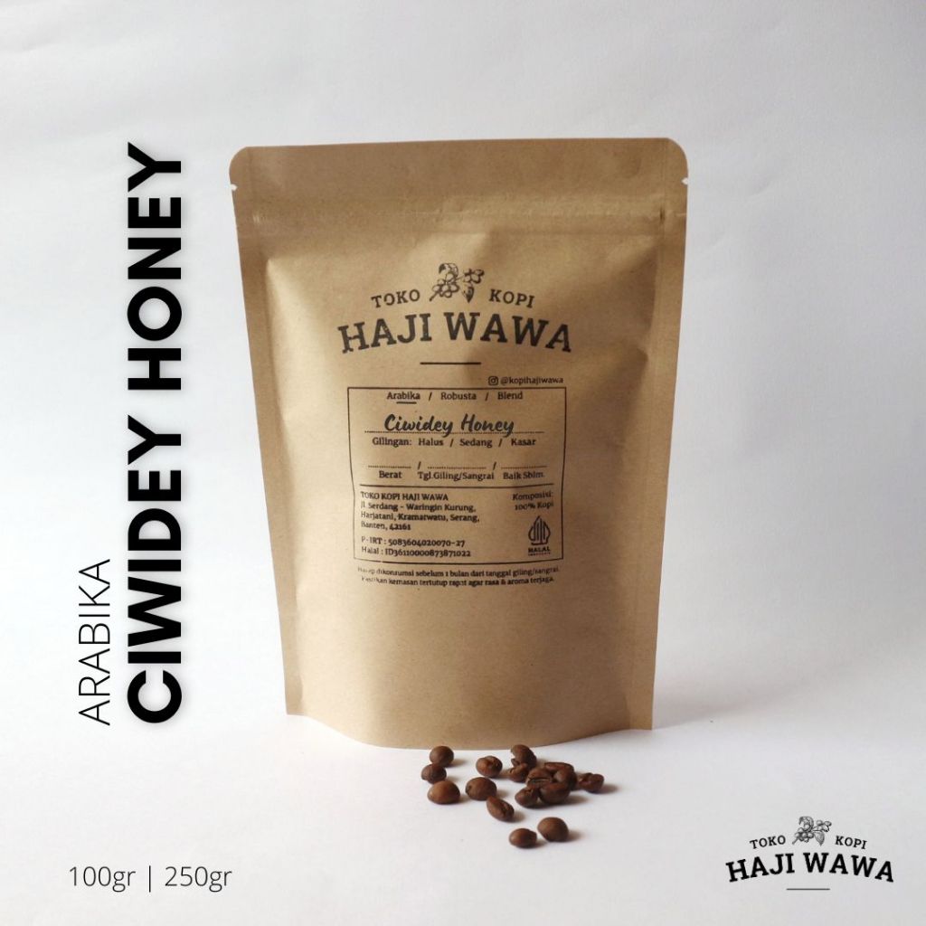 

ARABIKA CIWIDEY HONEY - Toko Kopi Haji Wawa - Kopi Bubuk, Biji Kopi, Coffee Beans, Arabica