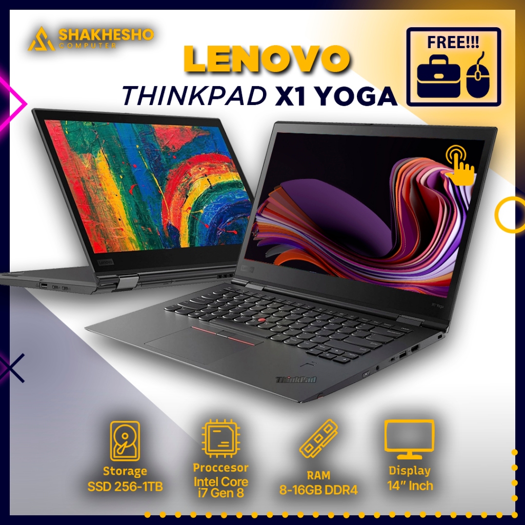 Lenovo Thinkpad X1 Yoga l Core i7 gen 8 l Mulus / Murah / Bergaransi
