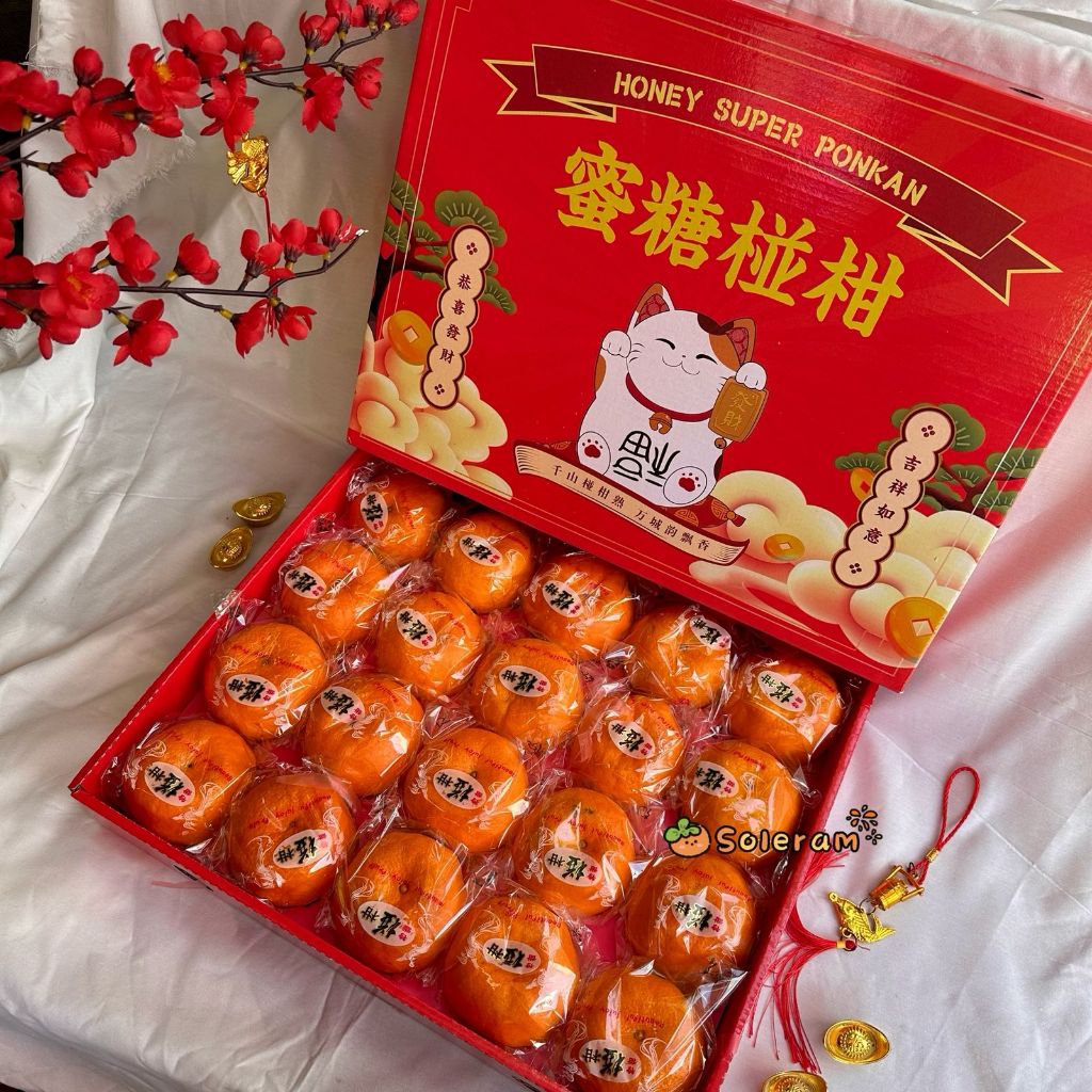 

Honey Ponkam Ponkan Jeruk Orange Hampers Imlek isi 20 Pcs