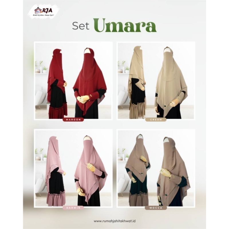 SET UMARA GAMIS WALIMAHAN GAMIS SET HIJAB