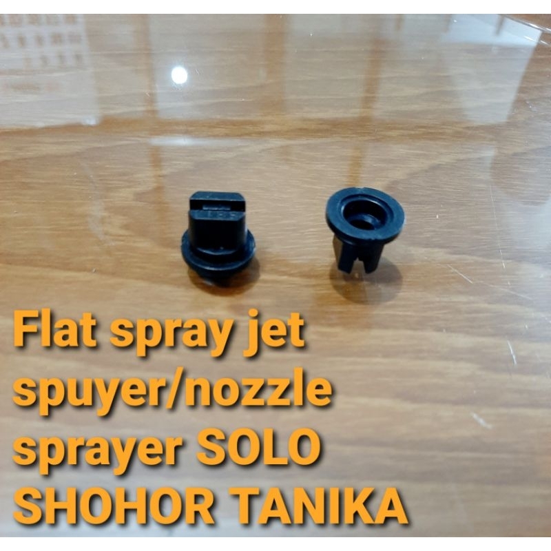 Flat spray jet spuyer hitam nozzle hitam sprayer SOLO SHOHOR TANIKA semprot hama