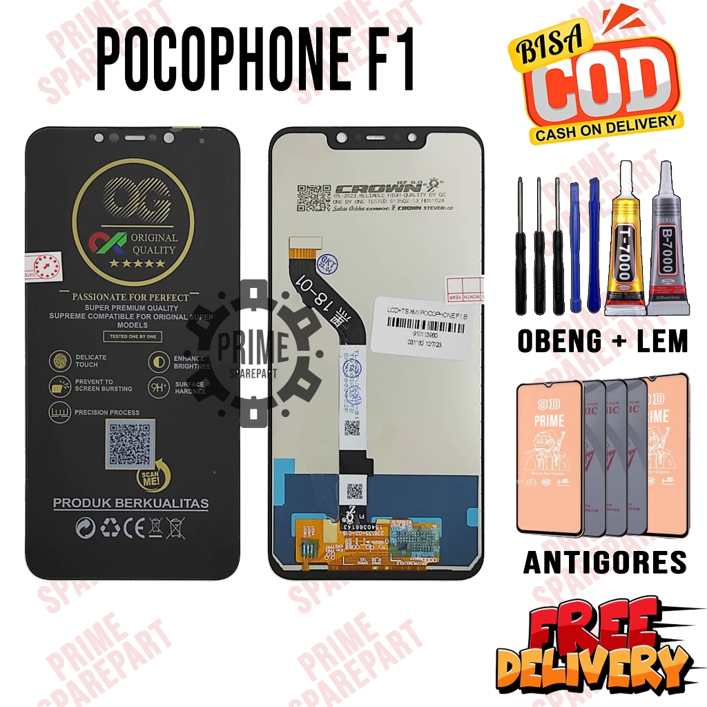 Lcd Touchscreen POCOPHONE F1 Original Oem Lcd POCOPHONE F1 Fullset