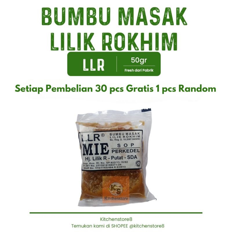 

Bumbu Masak instan LLR MIE