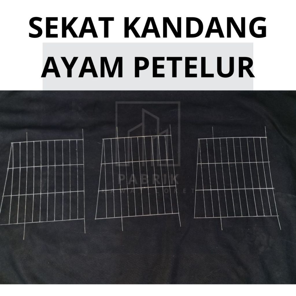 SEKAT KANDANG AYAM PETELUR 4PINTU 8 AYAM