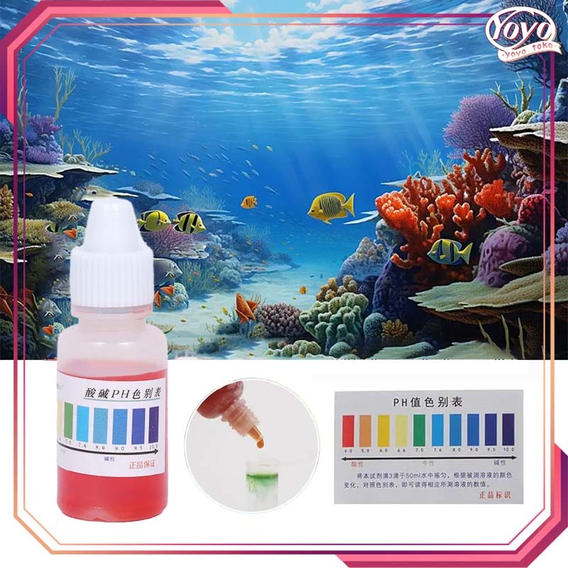 10ml PH Drop Tester Untuk Tes PH Air Alat PH Meter Air PH Cair Tetes Cek Asam Basa Pada Air