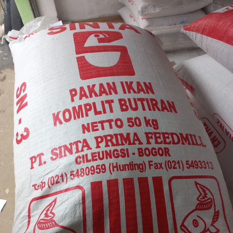 pakan ikan tenggelam 1 karung isi 50 kg