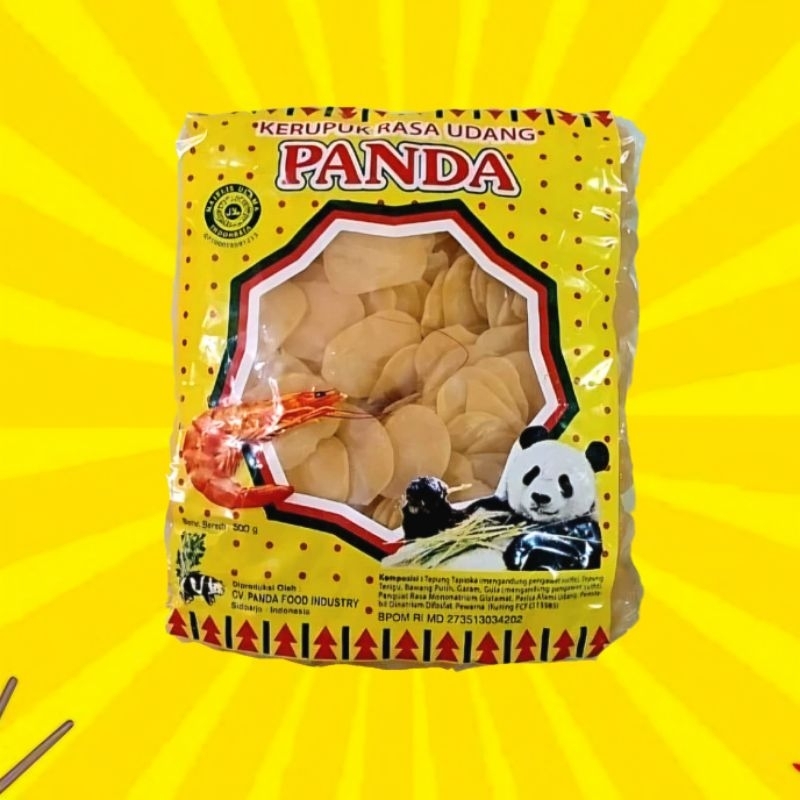 

Kerupuk Rasa Udang Cap Panda 500gr KERUPUK UDANG CAP PANDA