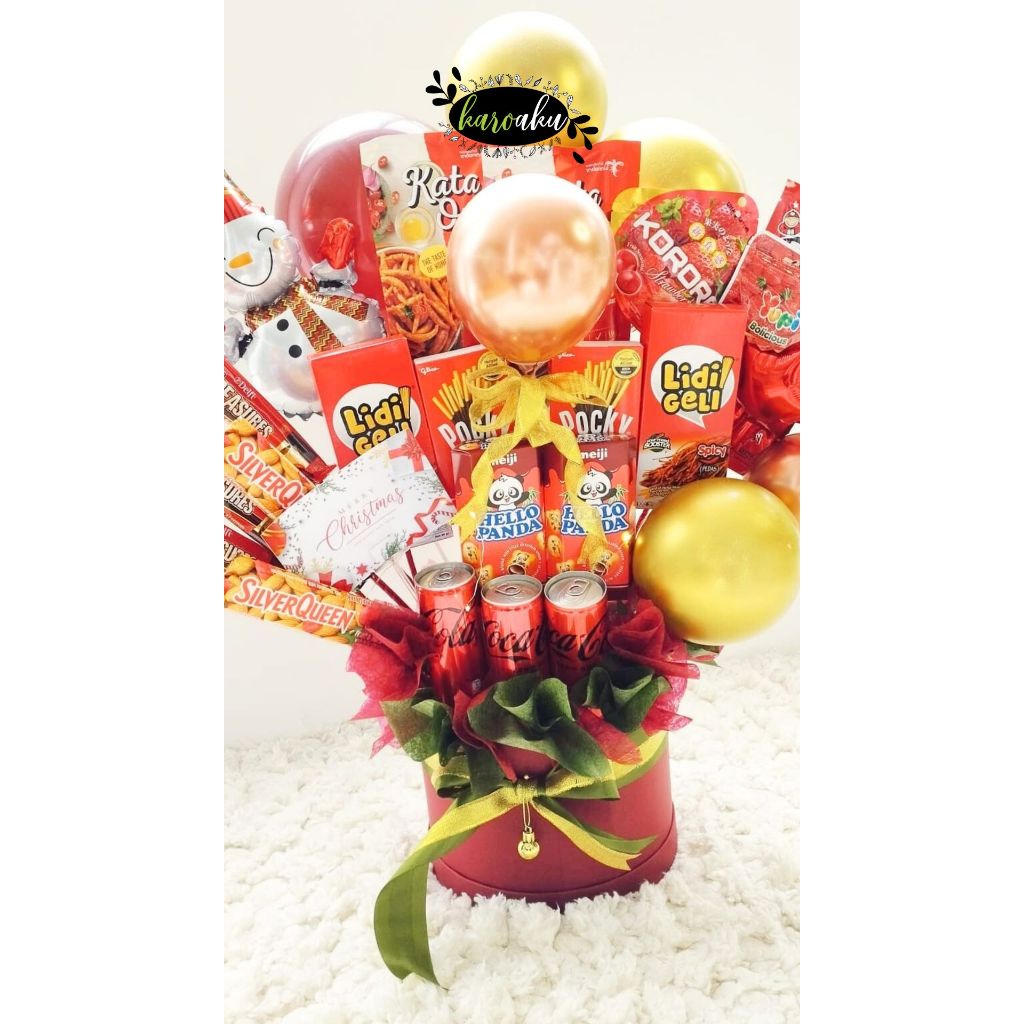 

Festive Basket (Bouqet makanan) Personal hampers , gift idea, custom favor