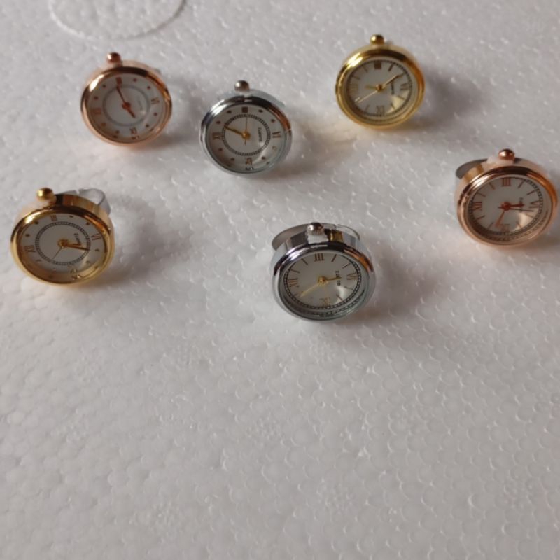 Jam cincin Pria Dan wanita Arloji Angka romawi Tahan Air