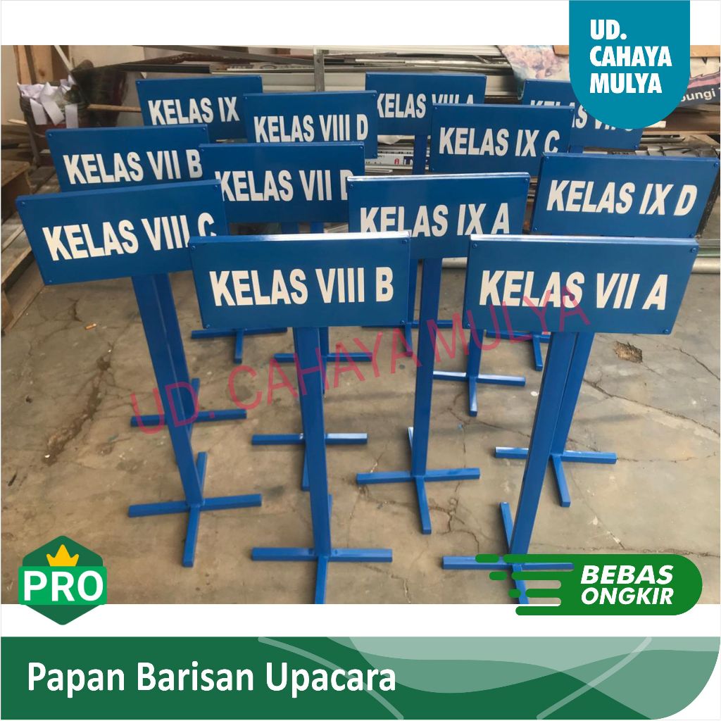 

Plang Barisan Upacara - Papan Nama Kelas