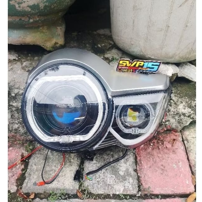 Reflektor Tiger Pece Custom lampu Biled AES Turbo Set Biled Mini Pnp