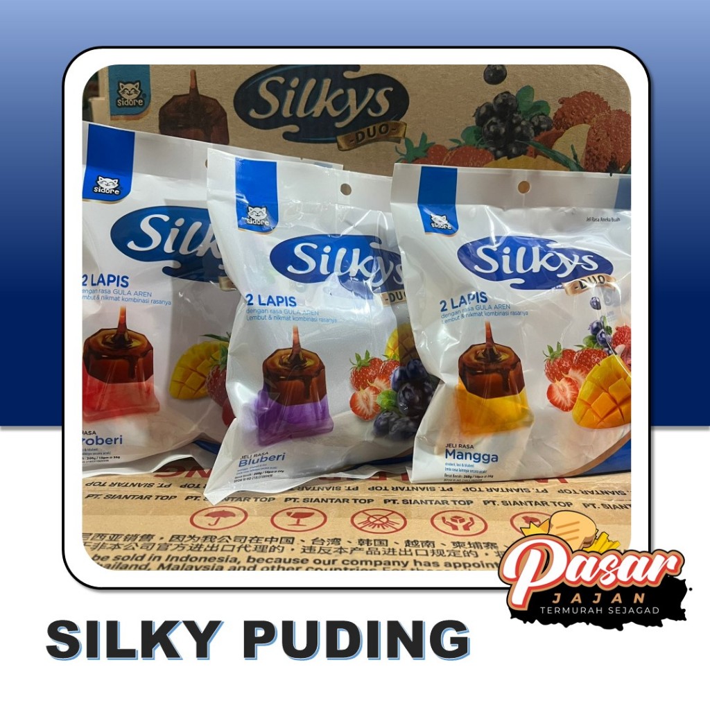 

Duo Silkys Jeli Puding Aneka Rasa 26gr x 10pcs