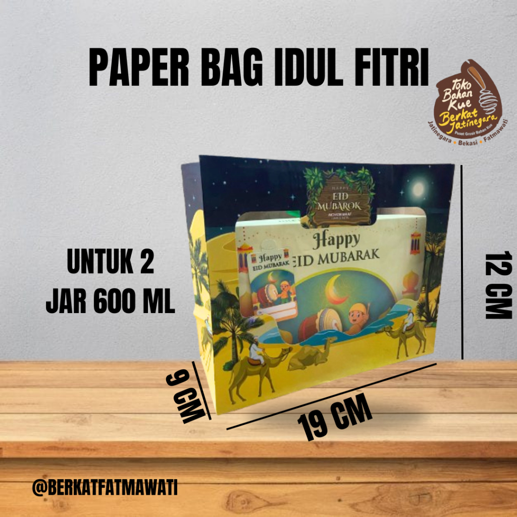 

BOX LEBARAN PAPER BAG IDUL FITRI / PAPER BAG / PAPER BAG LEBARAN LUCU