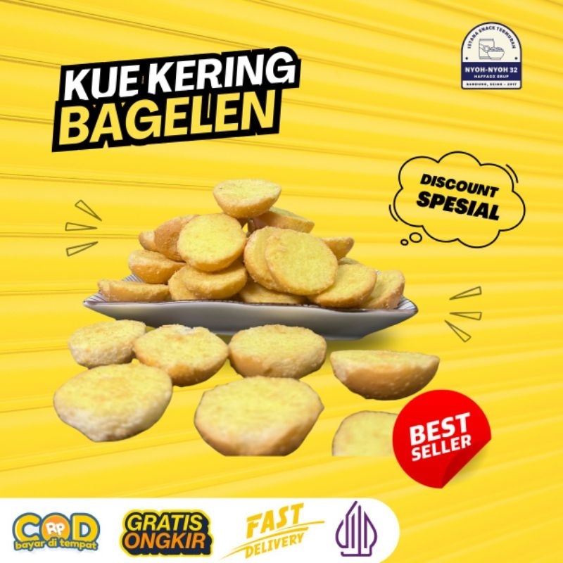 

Roti Kering Bagelen Bulat Bandung 200 gr