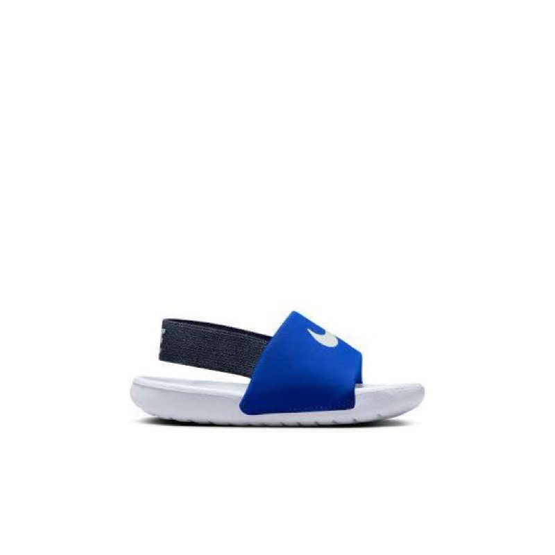 JUAL SANDAL BAYI SANDAL NIKE CHINELO KAWA SLIDES BLUE / WHITE
