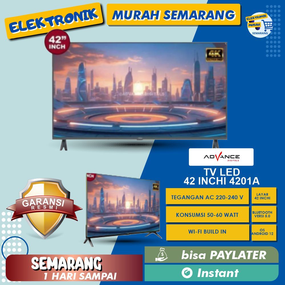 ADVANCE SMART LED TV 42 INCH ADV-4201A PANEL LG