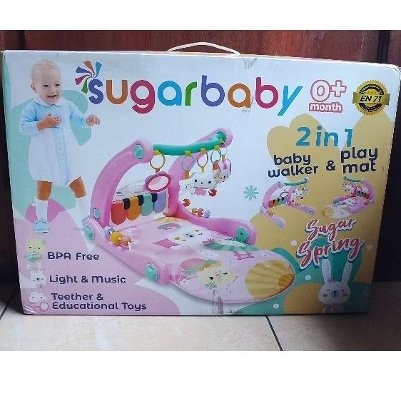 Baby Walker & Play Mat Sugar Baby Preloved