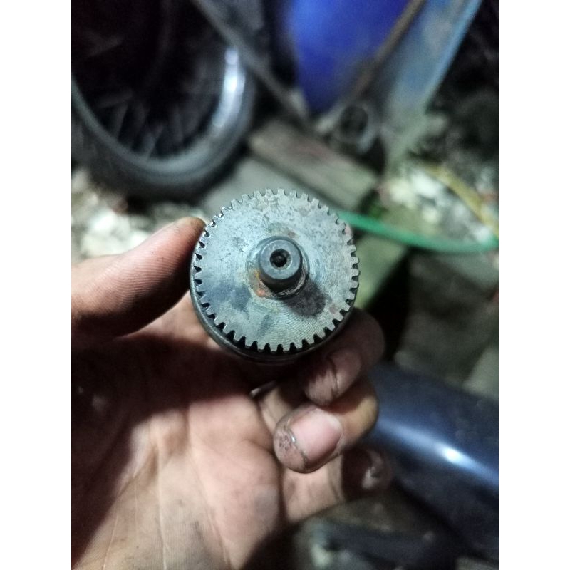 pinion stater vario 110 karbu original copotan mulus fungsi