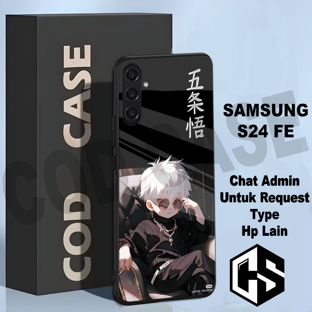(COD 91) Softcase glossy kilau untuk type Hp SAMSUNG S24 FE / Motif Anime/case samsung s24 fe/casing