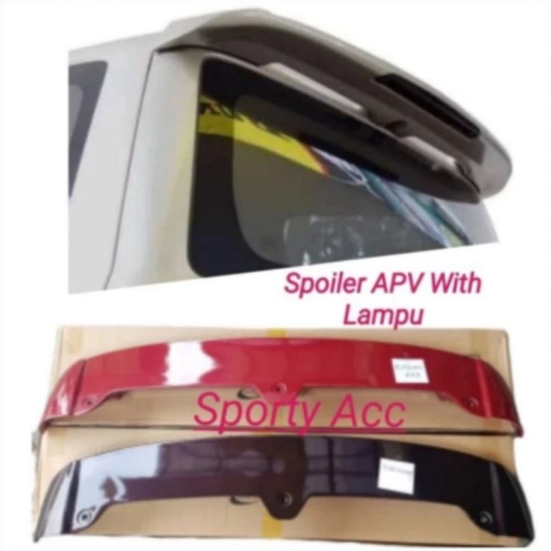 Lagi Tren Spoiler Sayap Mobil APV  Lampu Rem