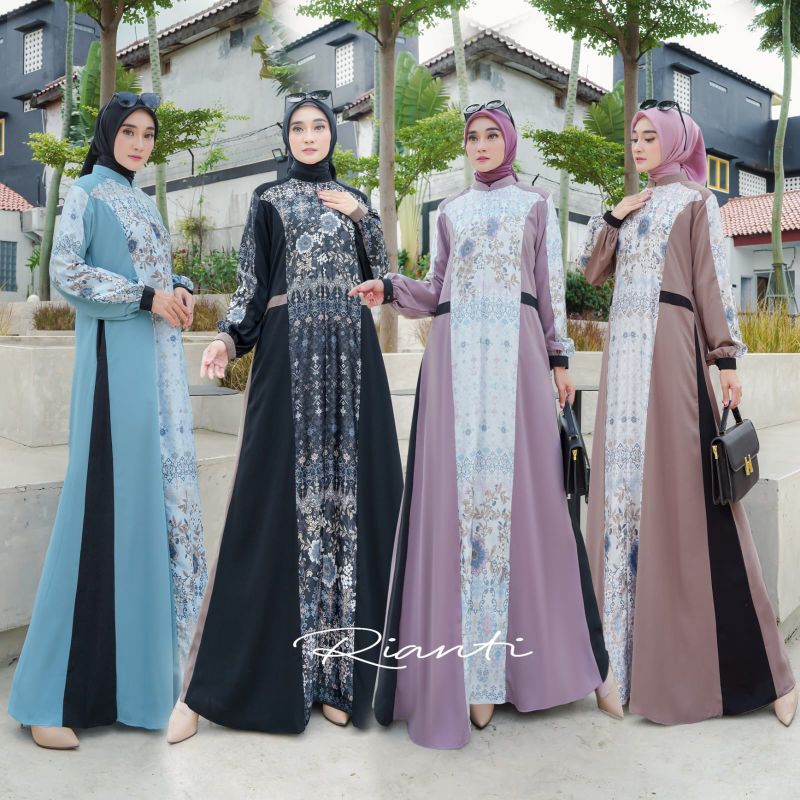 NADIN BATIK DRESS ORI RIANTI GAMIS PREMIUM MURAH ADA BIGSIZE