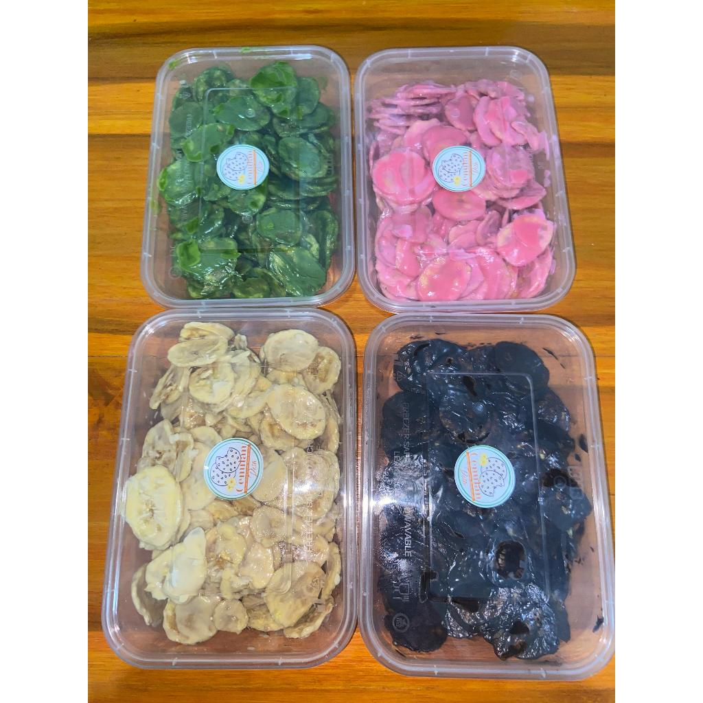 

kripik pisang varian cemilan desa