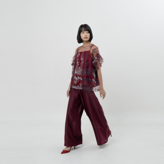 Clemence - Kenzo Top - Maroon