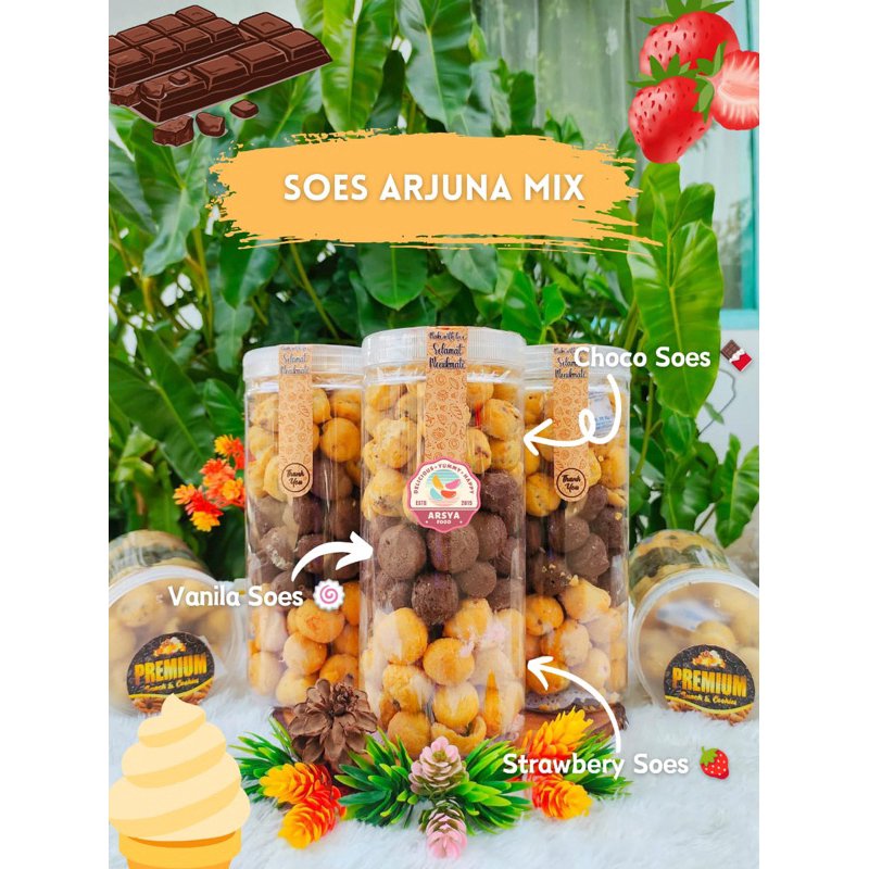 

Choco Soes Toples | Soes Kering Mix | Soes Coklat Strawberry Double Choco | Sus Kering