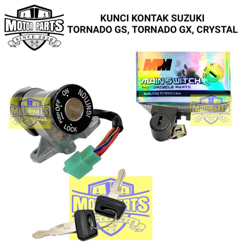 KUNCI KONTAK SET KUNCI JOK SUZUKI TORNADO GS, TORNADO GX