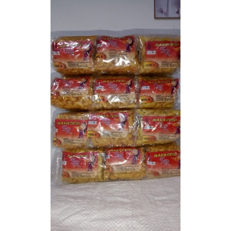 

Makaroni ER Marsha 24pcs - Snack Pedas Gurih Level 1-10