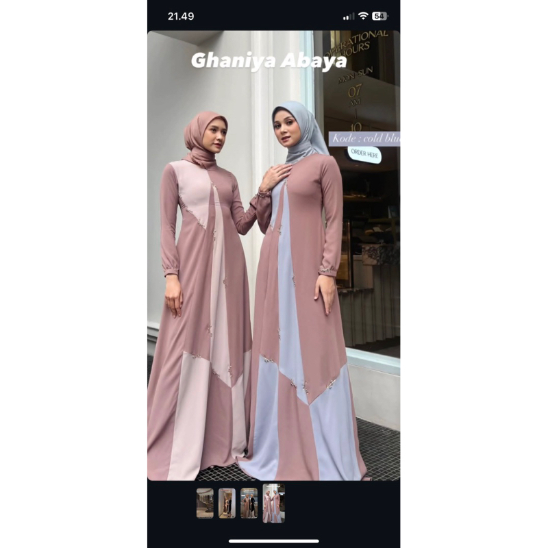 Ghaniya Abaya by Lnw Fashion ORI