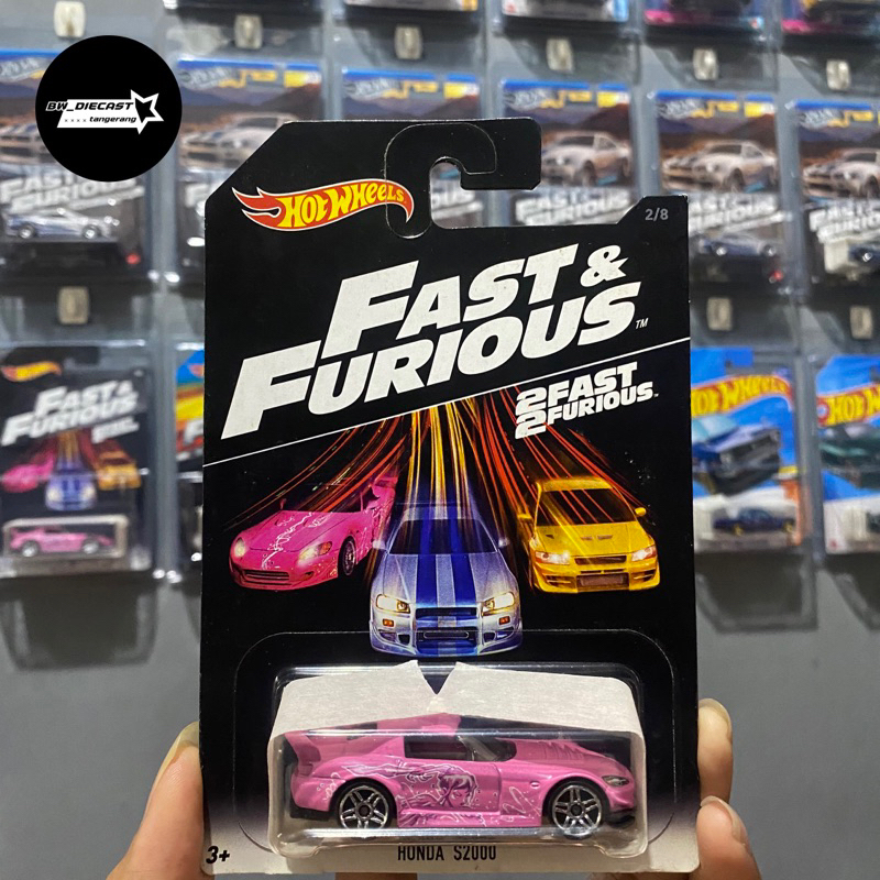 Hotwheels fast & furious S2000 suki pink