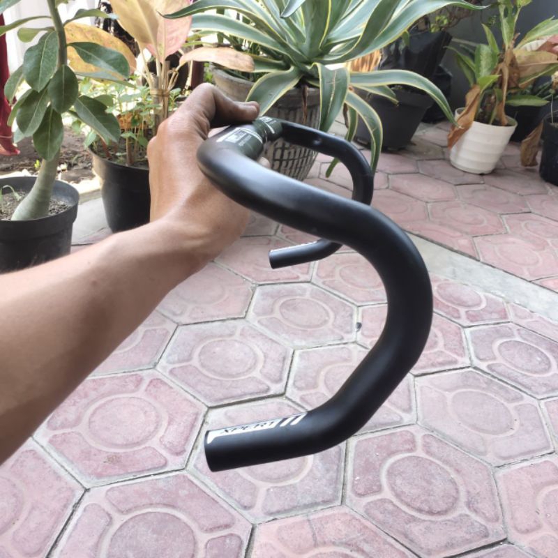 Dropbar handle bar polygon xpert copotan balap roadbike helios 100 full alloy ringan