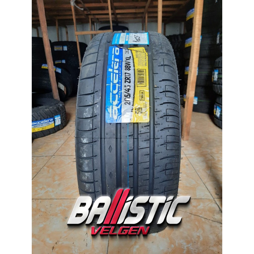 Ban Tubles Mobil Jazz, Brv DLL Ukuran 205/45 Ring 17 Ban Modifikasi Merk Accelera Type PHI-R