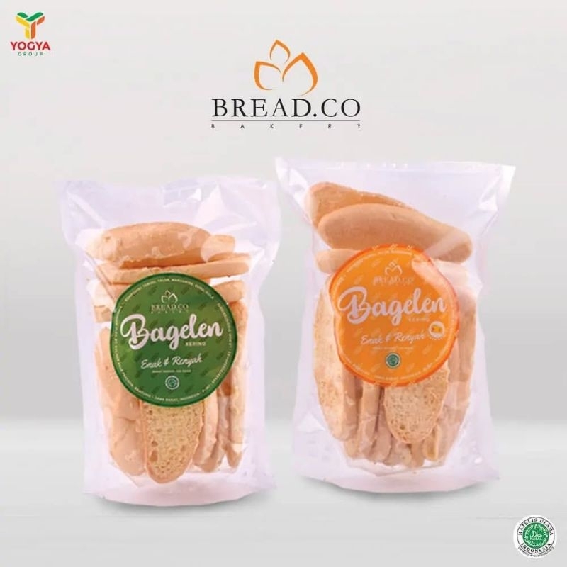 

Bread.Co Bagelen 120 Gram Roti Kering Original dan Keju